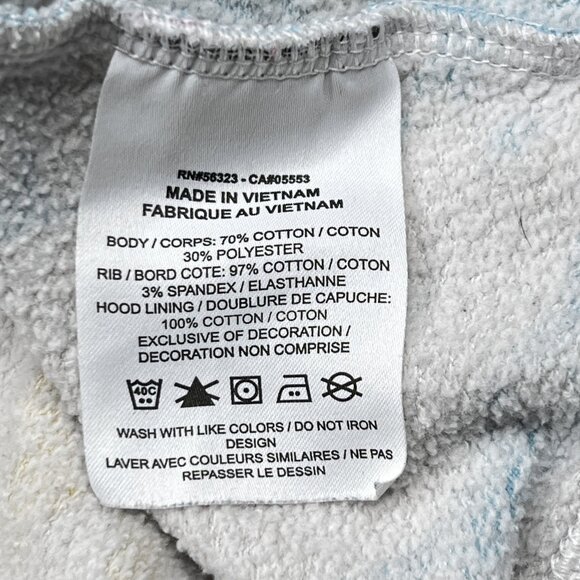 Nike Sportswear Club Big Kids Tie Dye Hoodie in Light Fusion Streetwear Red Sz M - Picture 8 of 8